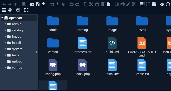 File Manager Interface